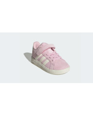 SNEAKERS BAMBINA ADIDAS GRAND COURT 00S EL I JR0781 IN CAMOSCIO ROSA CON STRAPPO 
