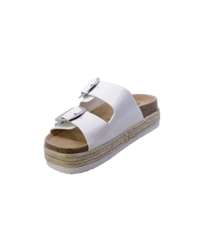 SUPERGA CIABATTE con platform e suola intrecciata in corda e sughero S11T228/SP
