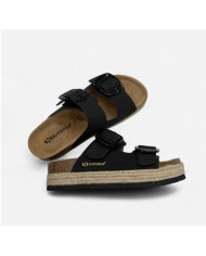 SUPERGA CIABATTE con platform e suola intrecciata in corda e sughero S11T228/SP
