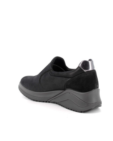 Slip on con zeppa Igi&Co tessuto elasticizzato nero art.8654500
