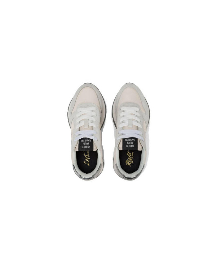 
Scarpe Donna Sun68 Sneakers Ally Gold Silver Colore Bianco Panna - Z45202

