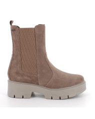 Stivaletti da donna Igi&co beatles beige con zip
