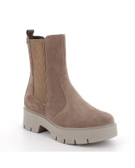 Stivaletti da donna Igi&co beatles beige con zip
