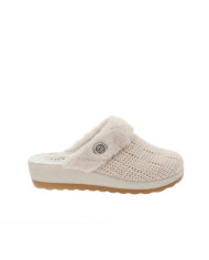 Fly Flot - Pantofole Donna in Tessuto con pelliccia 
