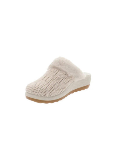 Fly Flot - Pantofole Donna in Tessuto con pelliccia 
