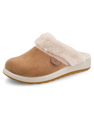 ciabatta da donna in morbida microfibra fly flot - BEIGE
