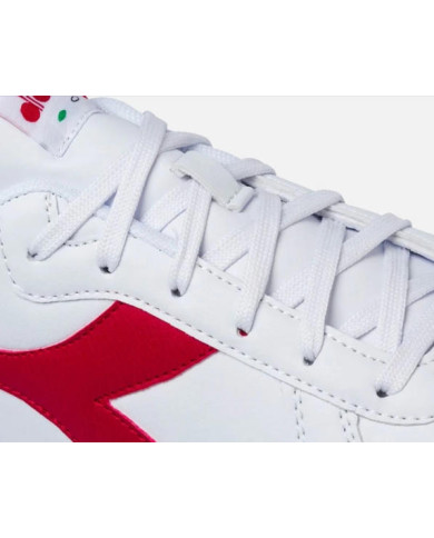 Diadora Sneaker uomo Chaussures Raptor Low - 101.177704-D0049 bianche e rosse 
