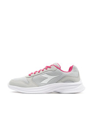 Scarpe da corsa grigie Diadora Robyn 4 w D0237 con interni fuxia
