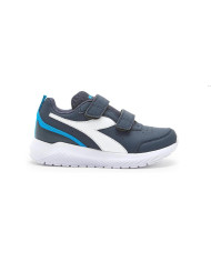 Diadora Falcon 2 SL Jr V Con strappo blu con logo e suola bianca 
