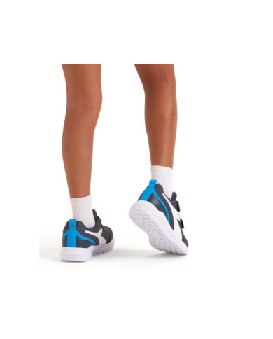 Diadora Falcon 2 SL Jr V Con strappo blu con logo e suola bianca 
