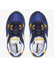 Diadora Sneakers N.92 101.177716 01 C1141 da bambino blu e giallo 

