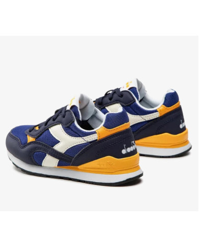 Diadora Sneakers N.92 101.177716 01 C1141 da bambino blu e giallo 
