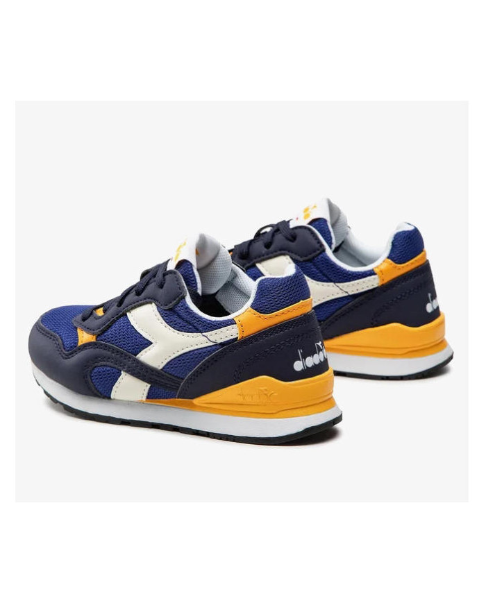 Diadora Sneakers N.92 101.177716 01 C1141 da bambino blu e giallo 
