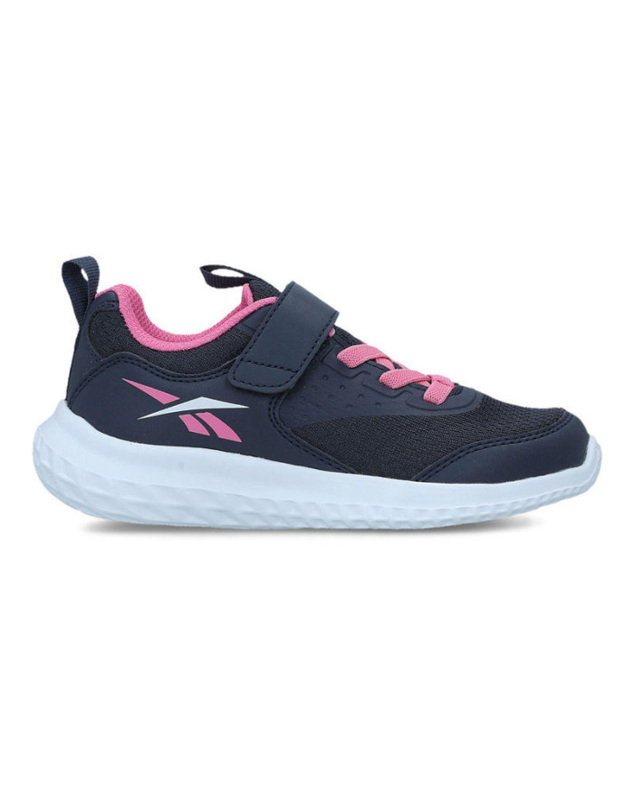 Scarpe da ginnastica per bambini Reebok RUSH RUNNER 4.0 ALT blu e rosa con strappo
