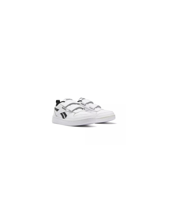Scarpe da ginnastica da bambino bianche con logo nero Reebok Sneaker Royal Prime 2.0
