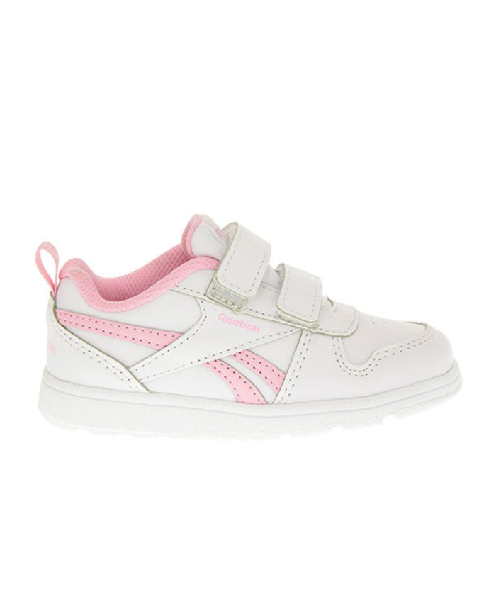 Scarpe da bambina bianca con logo rosa Reebok Royal Prime 2.0 Alt HA04963


