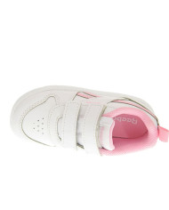 Scarpe da bambina bianca con logo rosa Reebok Royal Prime 2.0 Alt HA04963

