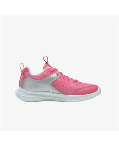 SCARPE DA GINNASTICA REEBOK RUSH RUNNER 4.0 GW0003 BAMBINO BIANCHE E DISEGNI A PESCIOLINO CON STRAPPO 

