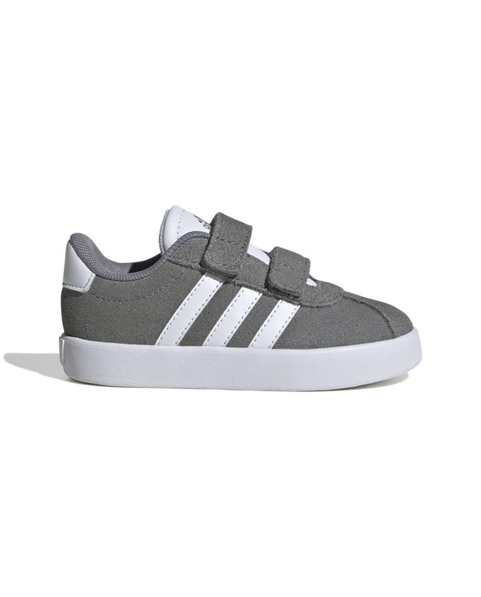 ID9159 SCARPA BAMBINO ADIDAS grigia in camoscio 
