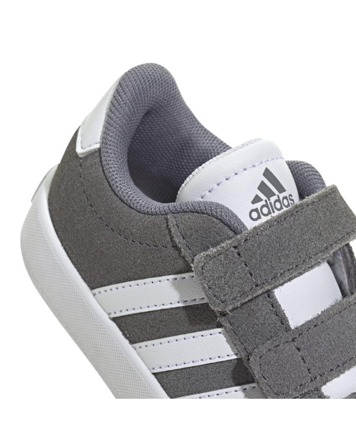 ID9159 SCARPA BAMBINO ADIDAS grigia in camoscio 
