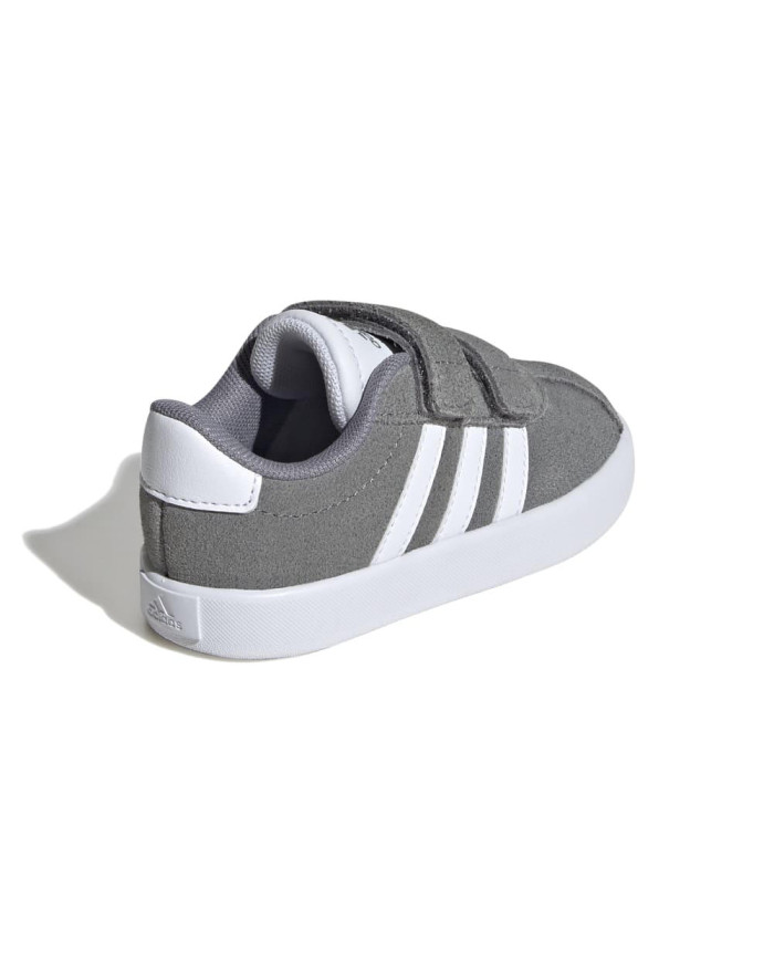 ID9159 SCARPA BAMBINO ADIDAS grigia in camoscio 
