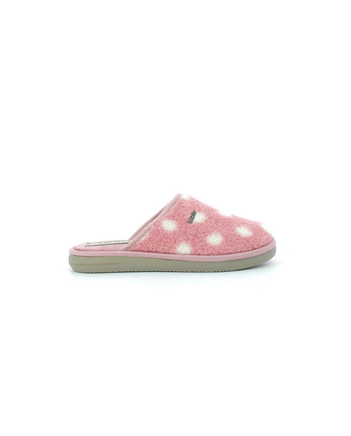 Pantofole Donna InBlu Cod. EK000012 rosa con pois
