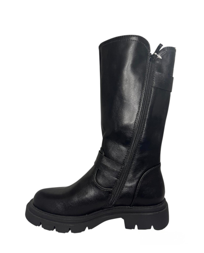 Wcubed stivaletto nero in sintetico 44824 
