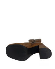 Stivale Wcubed camel o nero con tacco comodo 44820
