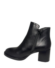 Wcubed tronchetto 44656 nero in sintetico con tacco in finto legno
