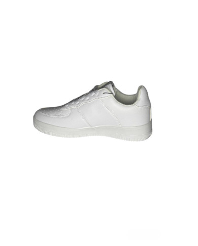 Scarpe da uomo Rifle total white on logo ricamato 
