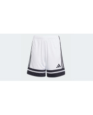 Adidas shorts in acetato bianco e dettagli neri JJ2422
