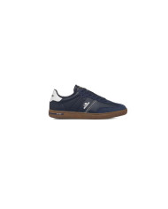 Sneakers casual da uomo blu con dettagli bianchi e logo Americanino
