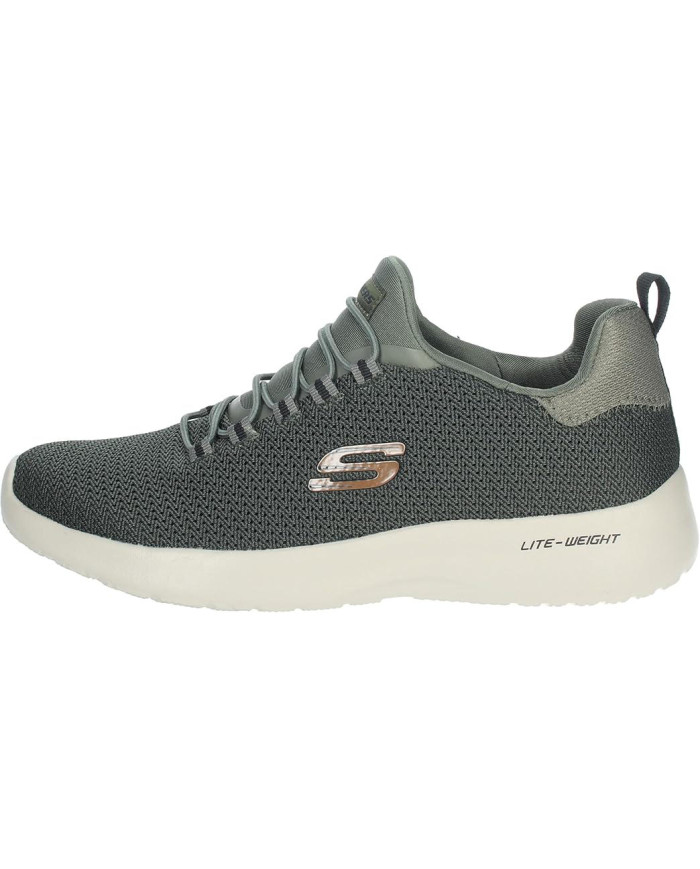 skechers memory foam 58360 nere in tela con lacci finti elasticizzati
