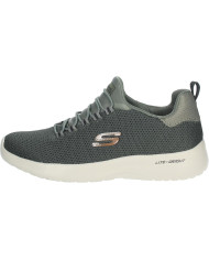 skechers memory foam 58360 nere in tela con lacci finti elasticizzati
