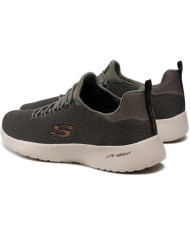 skechers memory foam 58360 nere in tela con lacci finti elasticizzati

