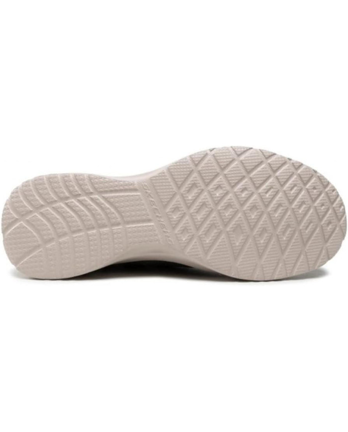 skechers memory foam 58360 nere in tela con lacci finti elasticizzati
