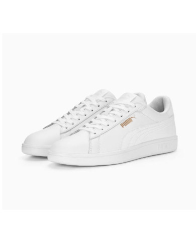 Sneakers UNISEX total white Puma Smash 3.0 L
