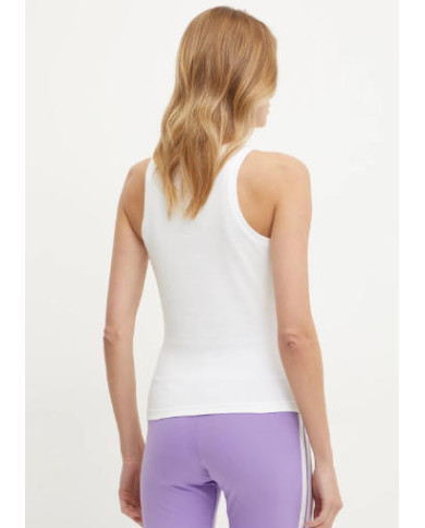 ADIDAS canotta da donna bianca con logo nero JC5799
