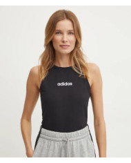 ADIDAS canotta da donna nera con logo bianco JC5799
