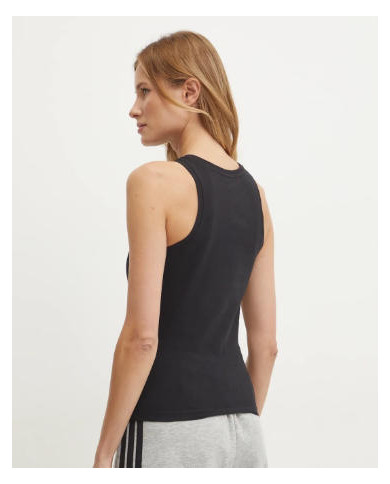 ADIDAS canotta da donna nera con logo bianco JC5799
