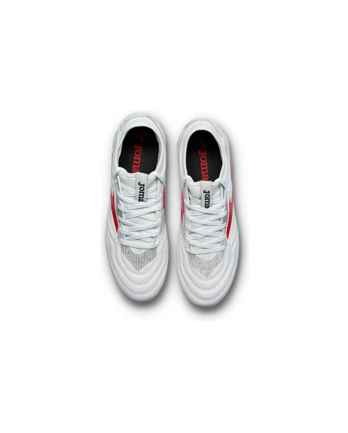 SCARPE JOMA CALCIO POWS2502FG BIANCHE E ROSSE 
