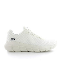 SKECHERS BOB SPORT 117679/OFWT bianche in tela
