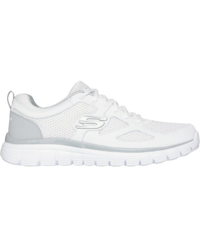 Skechers Uomo Burns - Agoura Sneaker 52635 WGY Bianco grigio

