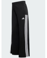 Pantaloni adidas da donna neri a palazzo a gamba larga 
