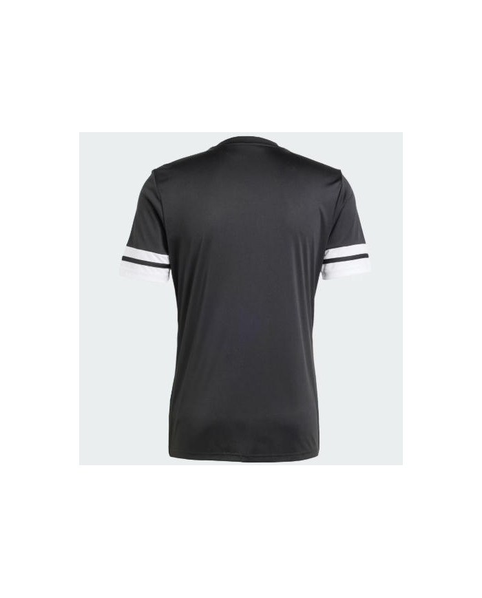 ADIDAS T-SHIRT in acetato nero con dettagli bianchi e logo stampato
