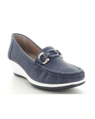 SCIOCCANTE MIN-A910 mocassino da donna colore blu.
