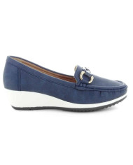 SCIOCCANTE MIN-A910 mocassino da donna colore blu.
