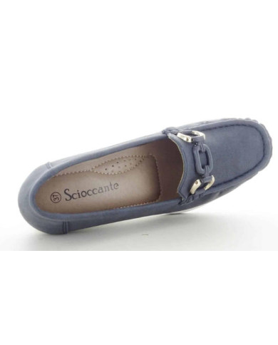 SCIOCCANTE MIN-A910 mocassino da donna colore blu.
