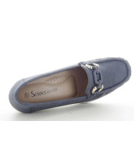 SCIOCCANTE MIN-A910 mocassino da donna colore blu.
