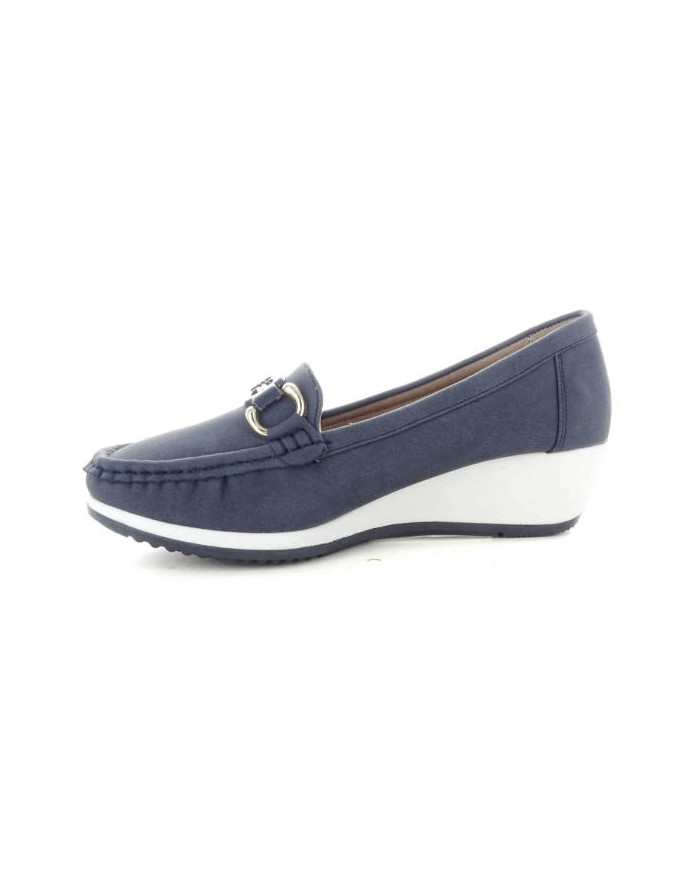 SCIOCCANTE MIN-A910 mocassino da donna colore blu.
